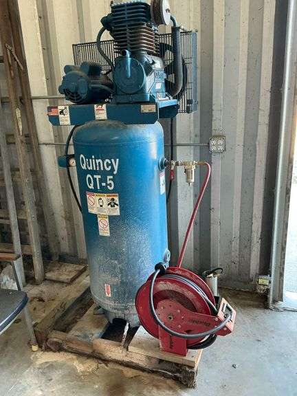 Quincy QT-5 60-gallon air compressor Model TV5F-60 image