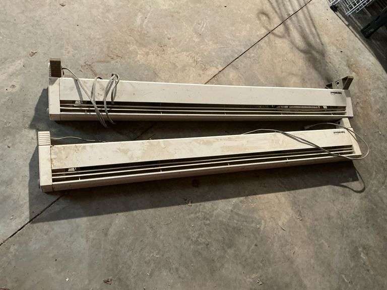 2 electric baseboard heaters, 120 volt, 59" L image