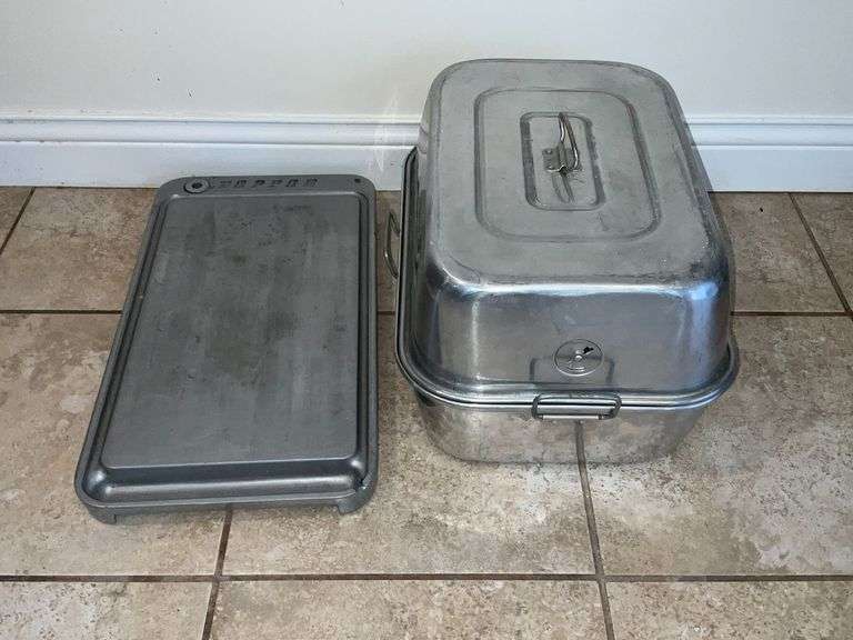 Stainless roasting pan, Tappan griddle image