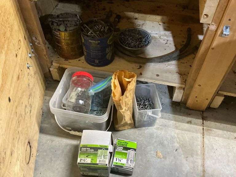 Hardware, deck screws, nails, fence staples, etc. image