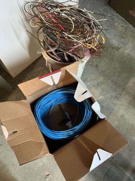 Electric wire for salvage. image