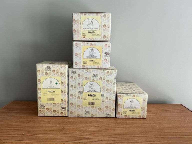 5 Precious Moments figurines, You Have Touched So Many Hearts image