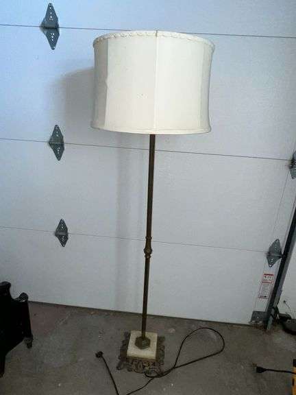 Vintage floor lamp, with marble? Base image