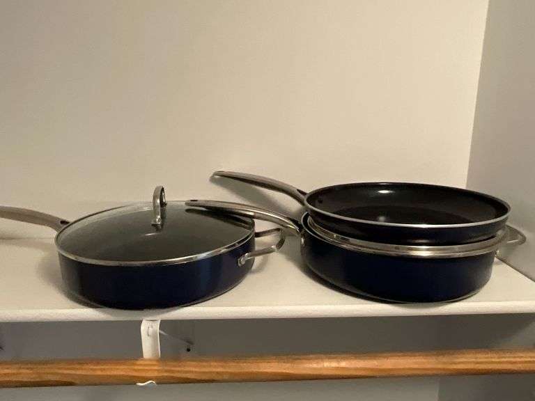 Blue Diamond skillets with lids image