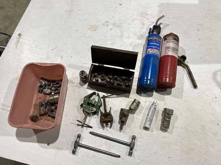 Battery post terminals, battery cleaner, gear puller, etc. image