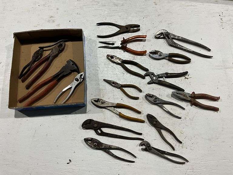 Pliers, needle nose pliers, wire cutters image