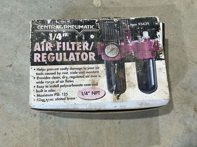 Central Pneumatic air filter/regulator, Model 95439 image