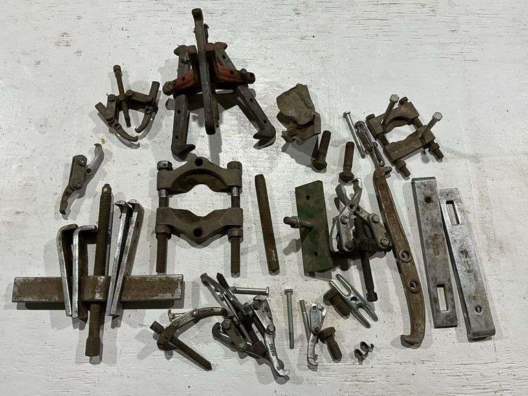 Assorted gear pullers, etc. image