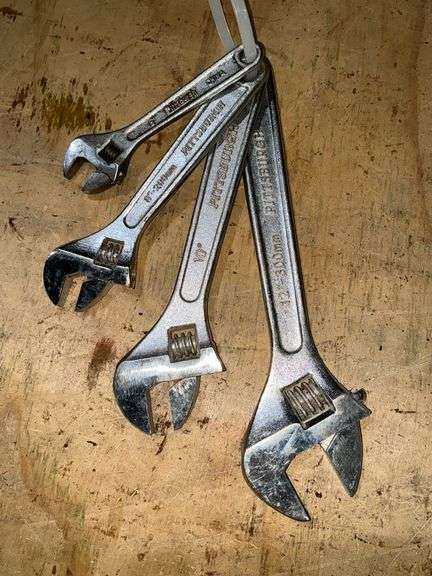 Pittsburgh adjustable wrenches up to 12". image