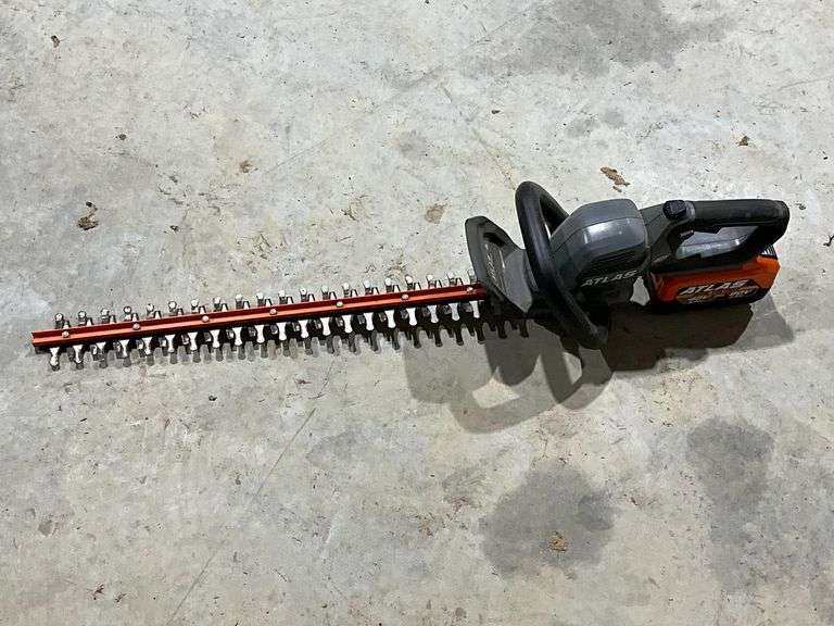 Atlas 40V hedge trimmer, includes battery, NO CHARGER image