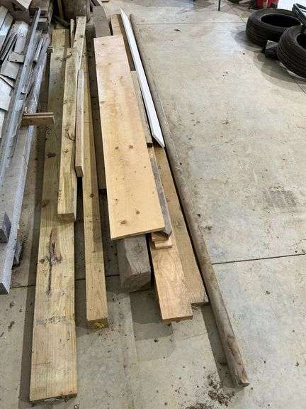 Lumber, up to 2x10, plywood pieces up to 3/4" thick image