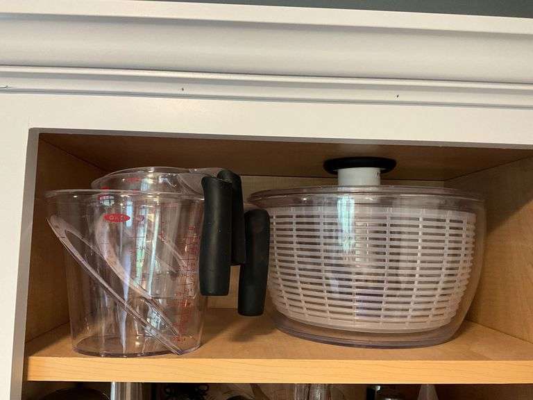 3 OXO measuring cups 1, 2, & 4 cups image