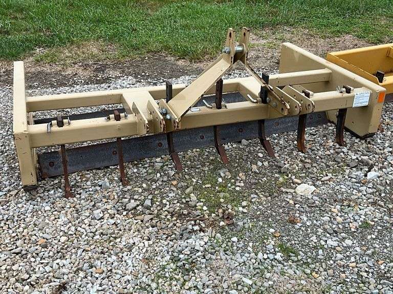 Land Pride 7' scraper with teeth and leveling blade image