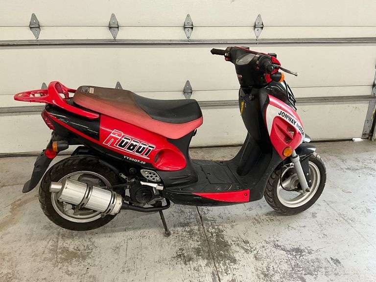 2006 Robot YY50QT-20 scooter, SOLD WITH BILL OF SALE, Shanghai JM Star Motorcycle Company. image