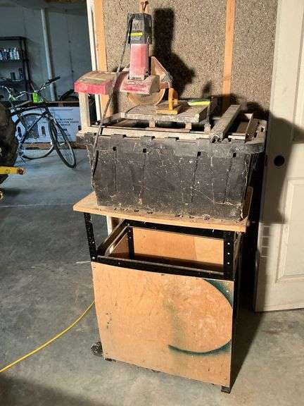 MK tile saw on Iron Horse stand image