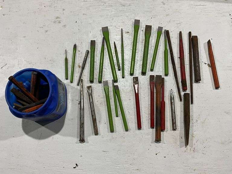 Assorted chisels and punches image