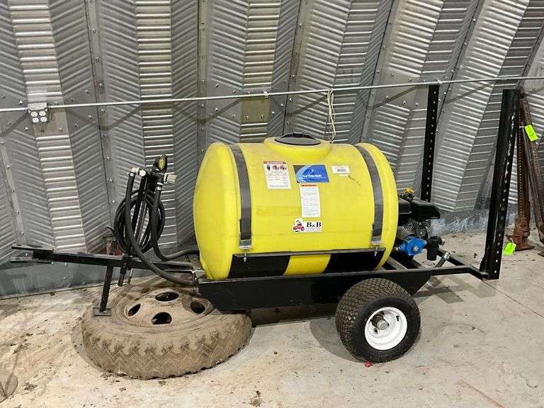 Ace Rotomold 110 gallon sprayer rig, Kohler 6.5AP engine, tongue hitch image