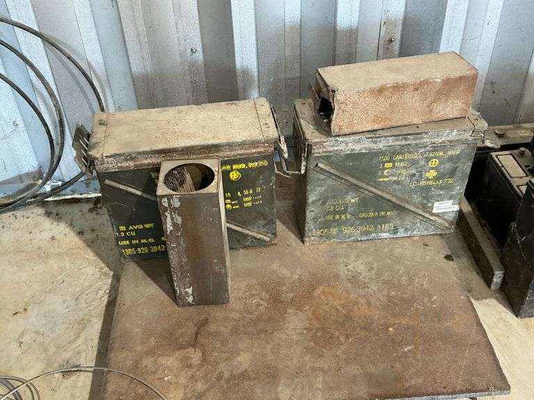 Ammo boxes with welding rods image