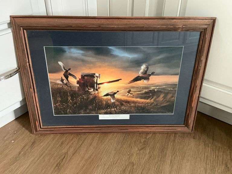 Framed and matted Terry Redlin print image