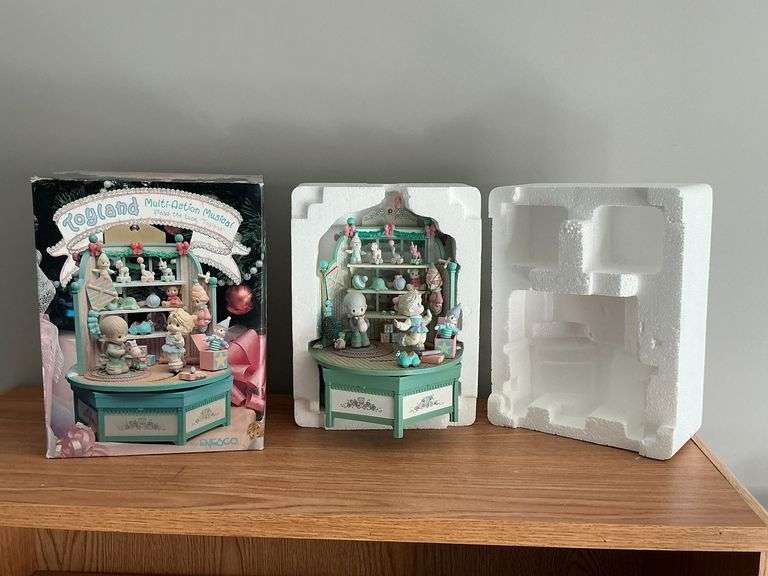 Precious Moments Toyland Multi-Action Musical, 9" T image