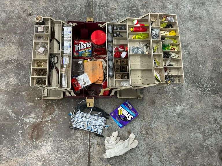 Plano tackle box full of snagging tackle image