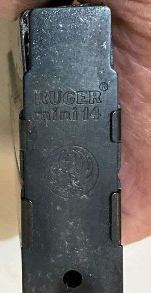 Ruger Mini 14 metal magazine.