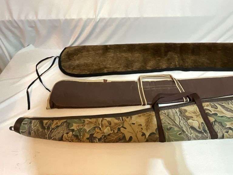 3 soft sided gun cases