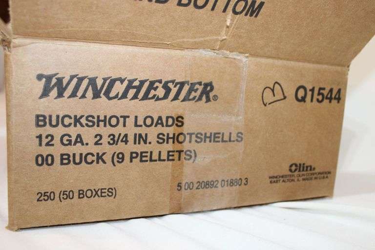 Winchester 12 gauge, military grade, 2 3/4", 00 Buck