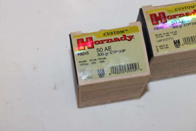 Hornady 50 AE, 300 gr. XTP/HP