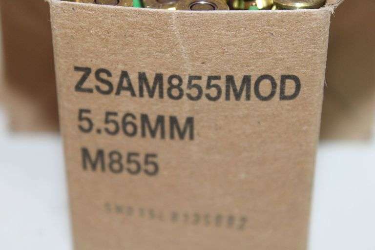 Military grade 5.56 mm, M855 ball