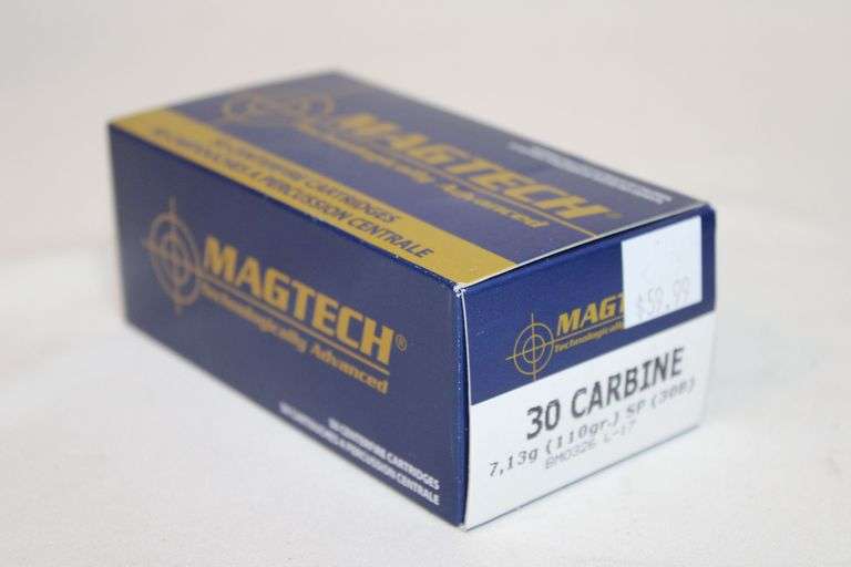 Magtech 30 carbine, 110 gr.