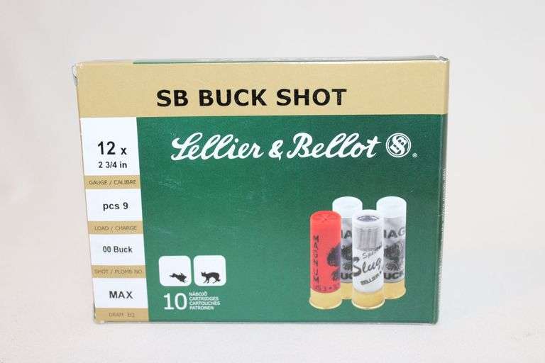 Sellier & Bellot 12 gauge, 2 3/4",00 Buck