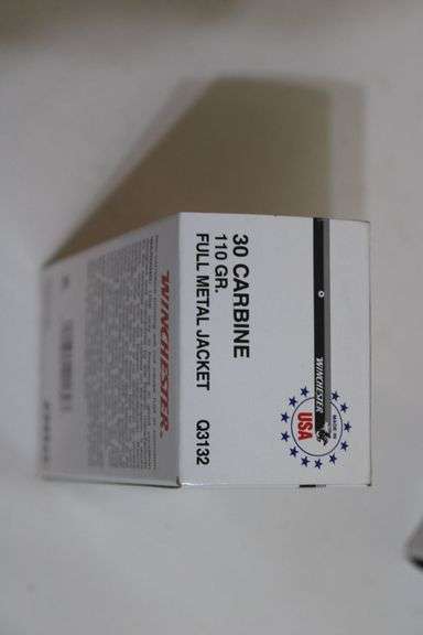 Winchester 30 Carbine, 110 gr., FMJ