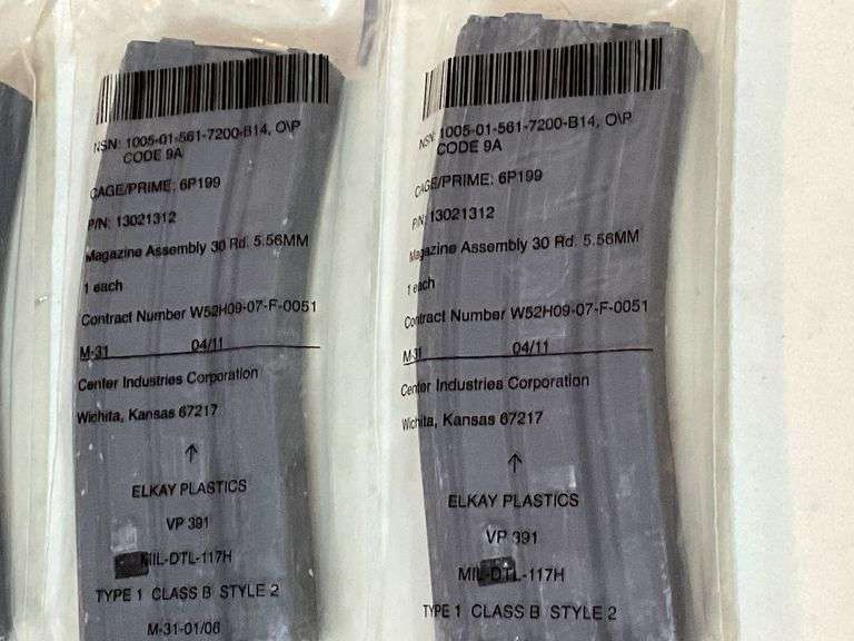 Three Magazines 30 round 5.56mm