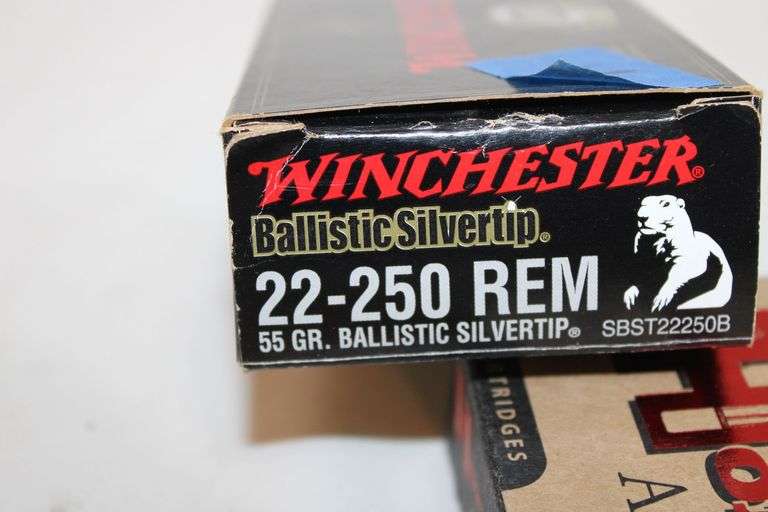 Hornady 22-250 REM, 55 gr. V-Max, 20 rounds