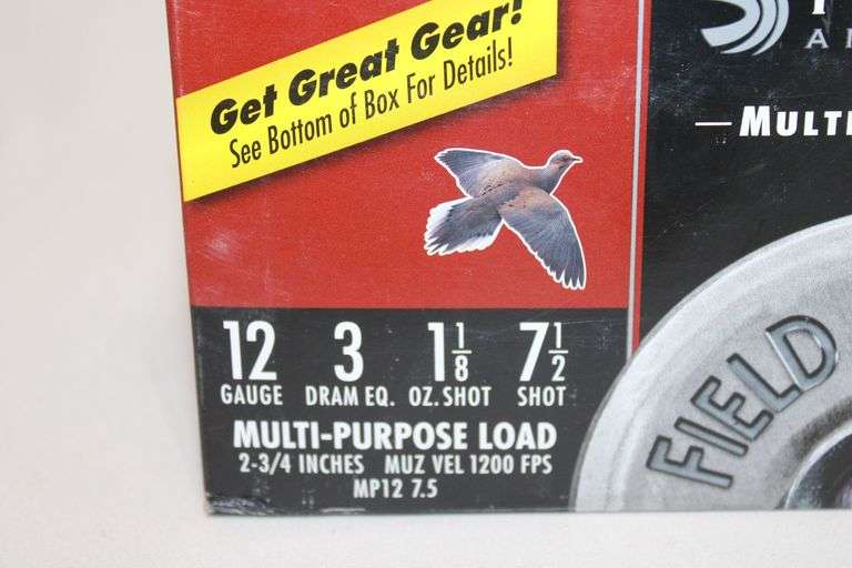 Federal 12 gauge, 2 3/4", 7 1/2 shot