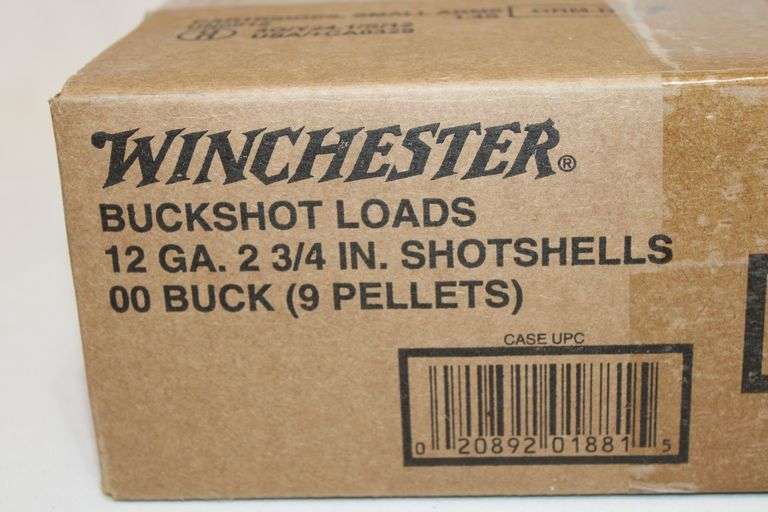 Winchester 12 gauge, military grade, 2 3/4", 00 Buck