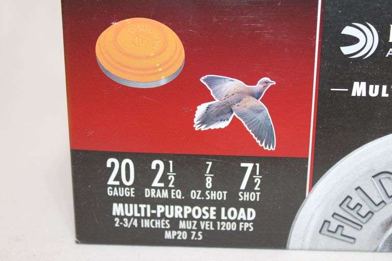 Federal 20 gauge 2 3/4", 7 1/2 shot