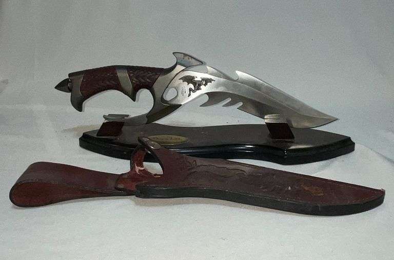 Hibben Knives artist signed "Dragon Lord" knife