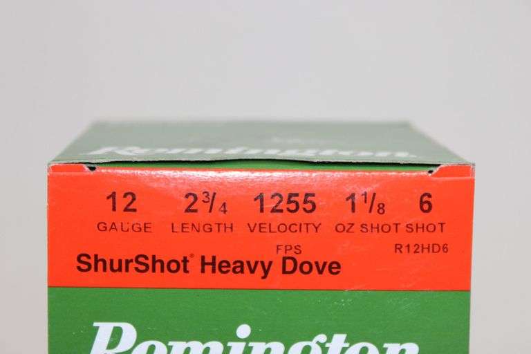 Remington 12 gauge, 2 3/4" No. 6 shot