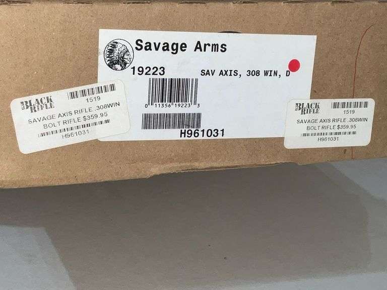 Savage Axis .308 WIN rifle