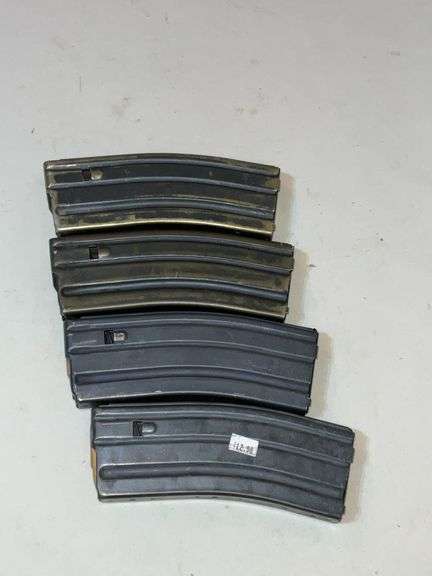 Four AR style magazines