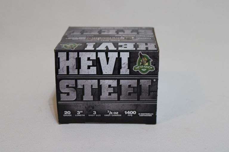 Hevi Shot 20 gauge, No. 3 shot, 3"