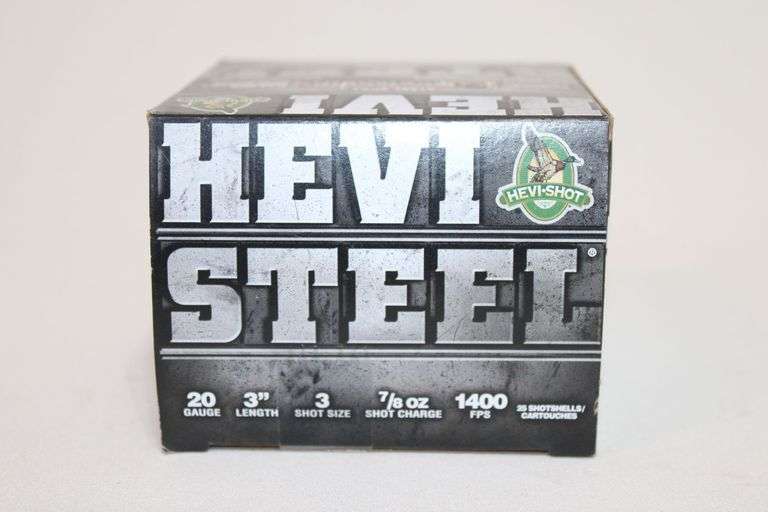 Hevi Shot 20 gauge, No. 3 shot, 3"