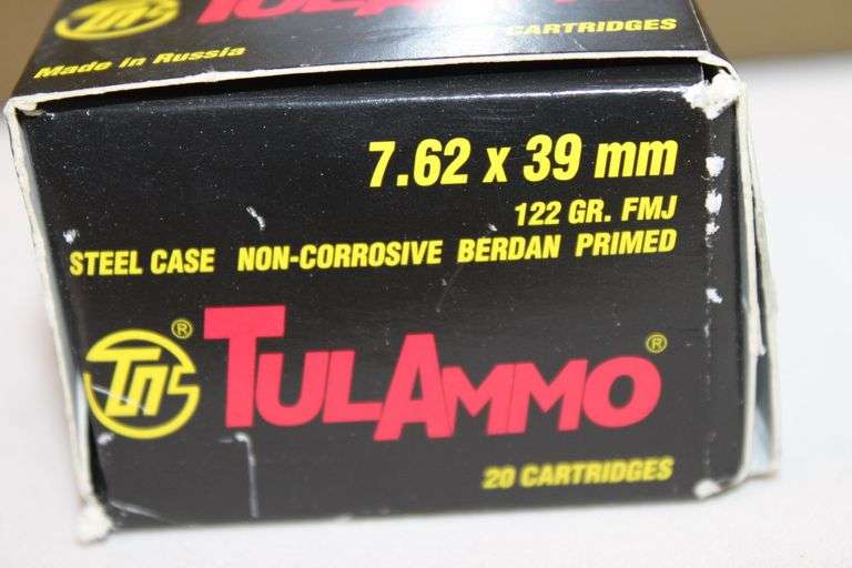 Tulammo 7.62 x 39 mm, 122 gr, FMJ