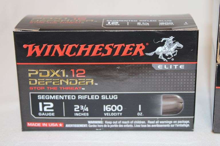 Winchester PDX1 12 Defender, 12 gauge, 2 3/4" rifle slugs