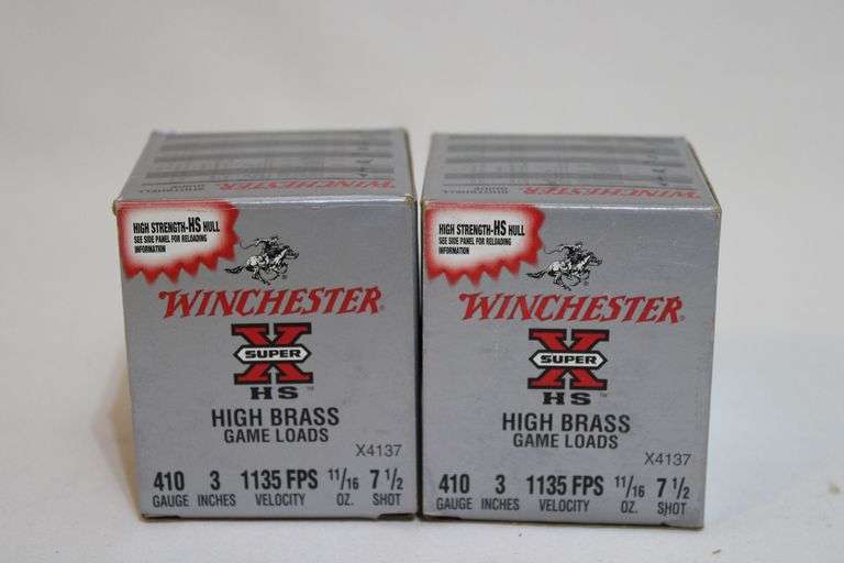 Winchester 410 gauge, 3", 7 1/2 shot