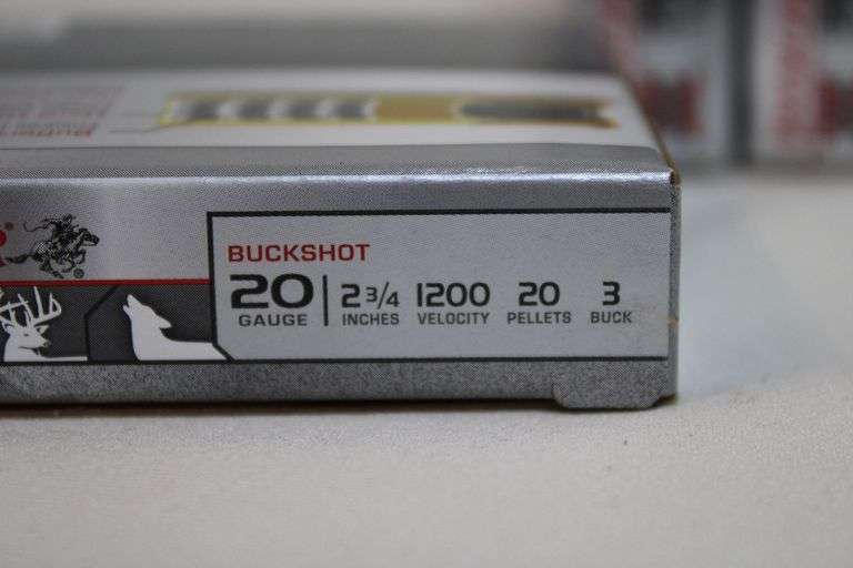 Winchester 20 gauge, 2 3/4" , No. 3 Buck