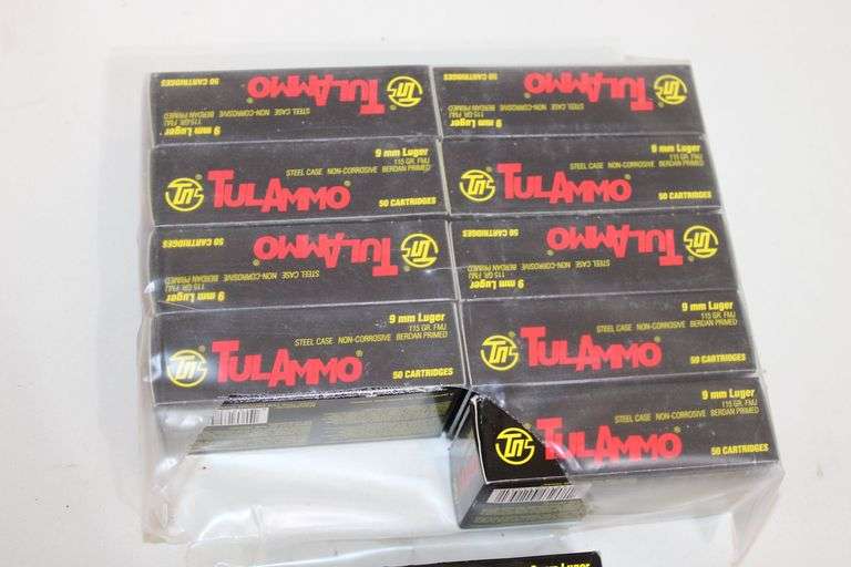 TulAmmo, 9mm Luger, 115 gr. FMJ