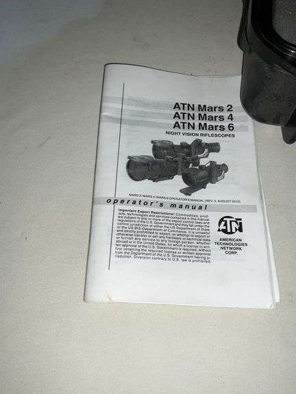 ATN Mars X6 night vision scope, SN: 90247652